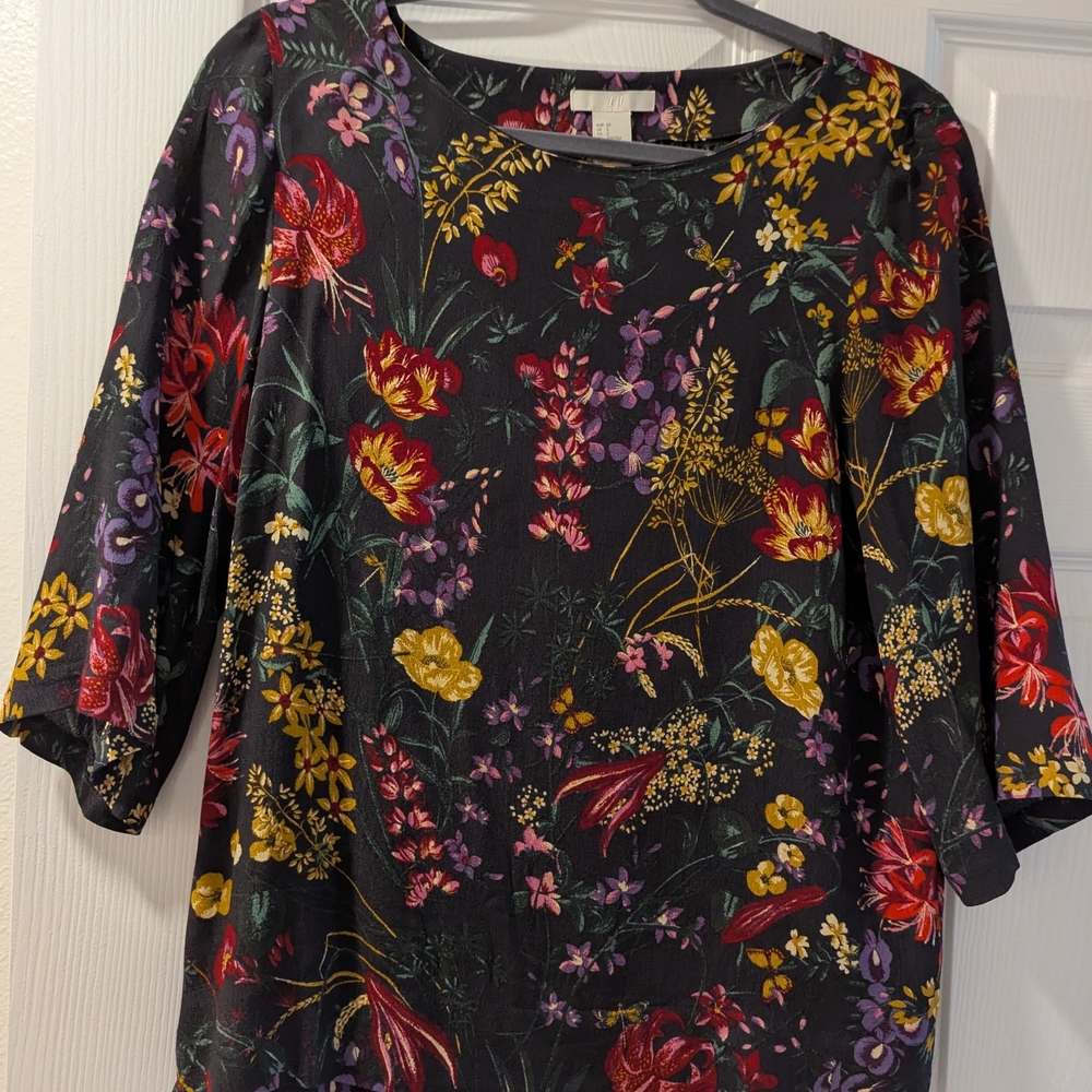 H&M Multicolor Floral Blouse